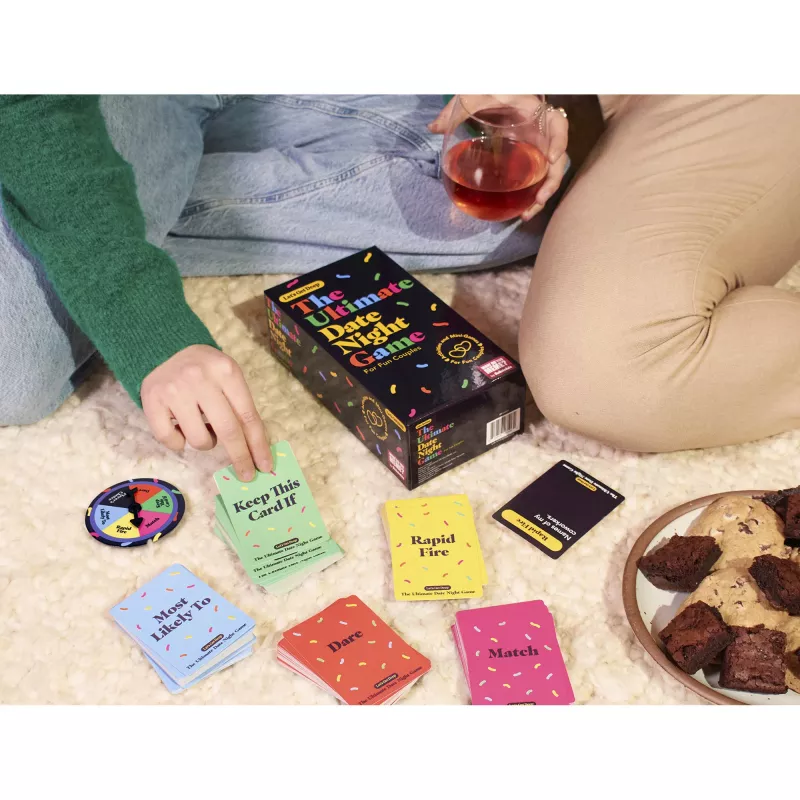 Just Play Let's Get Deep - The Ultimate Date Night Game, 400 Conversation Cards for Couples, 3 Levels: Ice Breaker, Deep, Deeper, 2+ Players, Ages 17+