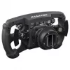 Fanatec ClubSport Formula V3 Steering Wheel, 290mm, 2.7 inch OLED Display, RGB RevLEDs, Magnetic Paddle Shifters, Carbon Fiber, Alcantara, Black