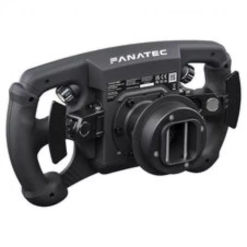 Fanatec ClubSport Formula V3 Steering Wheel, 290mm, 2.7 inch OLED Display, RGB RevLEDs, Magnetic Paddle Shifters, Carbon Fiber, Alcantara, Black