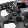Fanatec ClubSport Formula V3 Steering Wheel, 290mm, 2.7 inch OLED Display, RGB RevLEDs, Magnetic Paddle Shifters, Carbon Fiber, Alcantara, Black