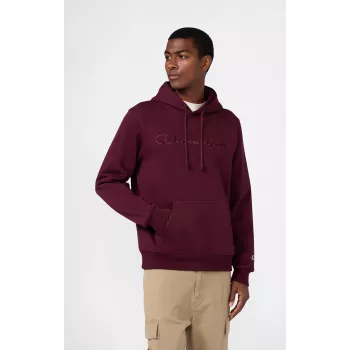 Champion Men's Hooded Sweatshirt Burgundy 220271 RS522 Size S