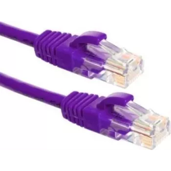 DSIT CAT6a Network Cable 100% Copper - U/UTP - 1.5 m - Violet (DC-U6A8-015)
