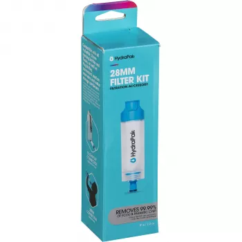 HydraPak 28 mm PNP Inline Filter - Hollow Fiber Water Filter for Bottles and Reservoirs