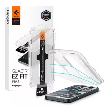 Spigen GLAS.tR EZ Fit Pro AC HD Tempered Glass Screen Protector for Nothing Phone (4a), 2-Pack, Clear