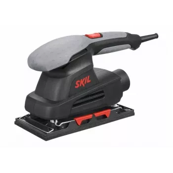 SKIL 7338AA 160 W Palm Sander with Clamp System, 93 x 185 mm, 24000 OPM, Dust Box