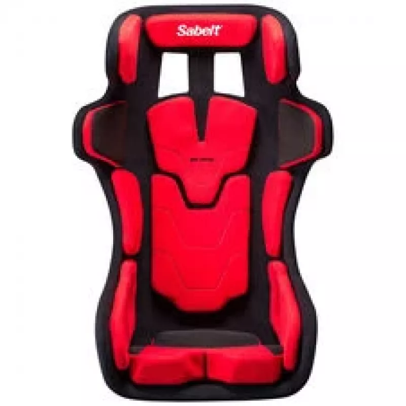 Sabelt GT PAD XL Racing Seat, Fiberglass Shell, FIA-Approved, Modular - Black/Red