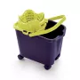 MERY Rectangular Bucket on Wheels 14 L with Wringer