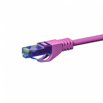 DSIT CAT6a Ethernet Patch Cable 100% Copper U/UTP 20m Pink (DC-U6A9-200)