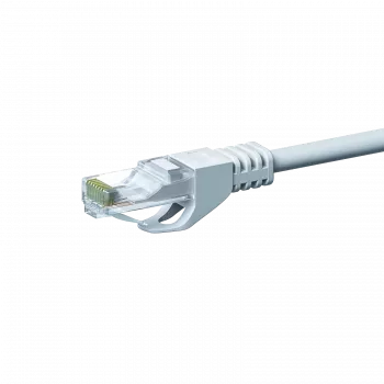 DSIT CAT 6 U/UTP Network Cable, 10 m, White, CCA, RJ45, 1 Gbps, 250 MHz