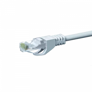 DSIT CAT5e U/UTP Network Patch Cable, 20 m, White, 100% Copper, RJ45, 1 Gbps