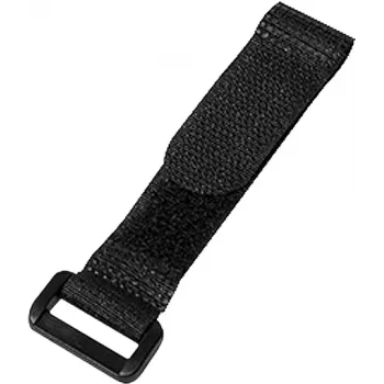 DSIT Reusable Hook and Loop Cable Tie, Black, 150 mm, 1 Pack