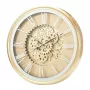 NO NAME Wall Clock D50.7cm 837362990 – Round Analog Quartz Clock, Black Industrial Style, Battery Powered