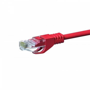 DSIT CAT 5e U/UTP Network Cable, 20 m, Red, CCA, RJ45 to RJ45, Gigabit Ethernet