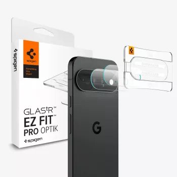 Spigen Optik Pro Glas.tR EZ Fit Camera Protector 2-Pack for Google Pixel 11 Clear