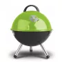 FIELDMANN FZG 1000G Charcoal Grill, 44 cm Chrome-Plated Grate, Enamel Steel Body, Tripod Stand, Removable Ash Catcher, Black