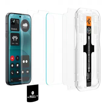 Spigen Glas.tR EZ Fit Pro AC HD Screen Protector 2-Pack for Nothing Phone 4a Pro - Clear Tempered Glass