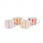 Leopold Vienna Franca Coffee Mug Set, 4-Piece, 300 ml, Porcelain, White