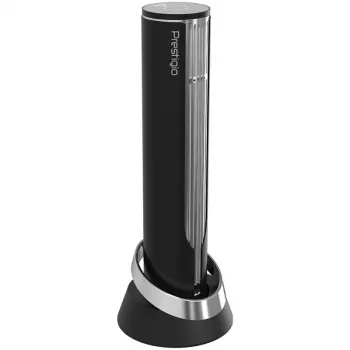 Prestigio Maggiore automatic wine opener, black/silver (PWO104SL)