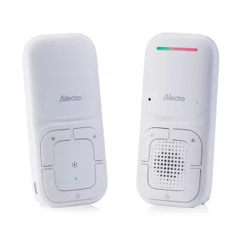 Alecto DBX130 DECT Baby Monitor with Full ECO Mode, Talk-Back, Temperature Sensor, Lullabies and Night Light