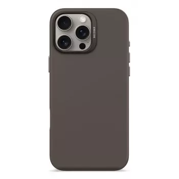 DECODED Antimicrobial Silicone Case for iPhone 16 Pro Max MagSafe Black