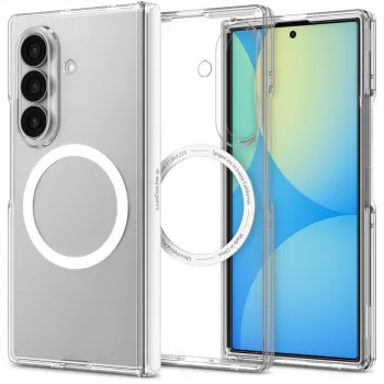 SPIGEN Ultra Hybrid Pro MagSafe Case for Samsung Galaxy Z Fold 8 Ultra Clear/White