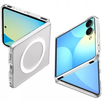 SPIGEN AirSkin MagSafe Galaxy Z Flip 8 Case Clear/White