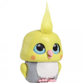 JUST PLAY furReal Handfuls Kakadu Interactive Parrot Toy, White Pink Yellow, 10+ Sounds, Ages 4+