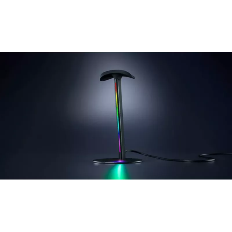 RAZER Base Station V3 Chroma RGB Headset Stand with 2-Port USB 3.1 Hub - Black