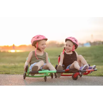 EzyRoller Classic Pink Ride-On Toy for Kids 3-12 Years