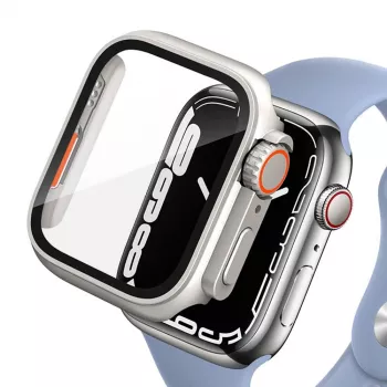 TECH-PROTECT DEFENSE360 Apple Watch 4/5/6/SE (44mm) Titanium/Orange Rugged Case with Integrated Band