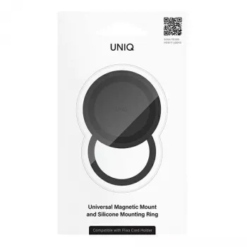 UNIQ Flixa Magnetic Base Tablet Stand for iPad Pro 11 inch & iPad Air 4/5 - Jet Black, 360° Rotation, Aluminum