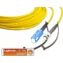 Lightwin LSP-09 SC-ST 3.0 Single-Mode Simplex Fiber Patch Cable, 1m, LSZH, Yellow