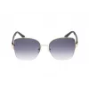 GUESS Women's GF00052-5932B Cat Eye Sunglasses, Havana Frame, Brown Gradient Lenses, 59mm