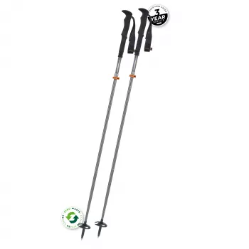 Komperdell FX Lite TI Vario Folding Trekking Poles, Aluminium 7075-T6, FX Lite Folding Mechanism, Powerlock 3.0, Packed Length 41 cm