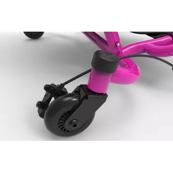 EzyRoller Spinner X Pink 360° Swivel Ride-On Toy for Kids Ages 4-12