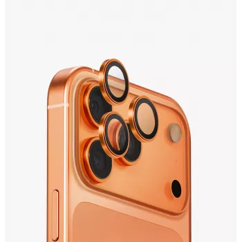UNIQ Optix Aluminium Camera Lens Protector for iPhone 17 Pro / 17 Pro Max with Applicator, Opal
