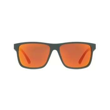 Red Bull Spect Maze Polarized Sunglasses - Matt Green/Brown/Red CAT3