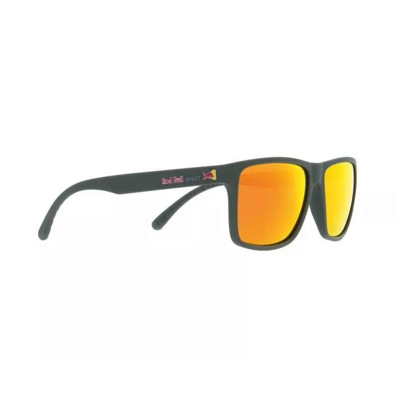 Red Bull Spect Maze Polarized Sunglasses - Matt Green/Brown/Red CAT3