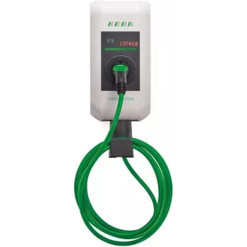 KEBA KC-P30-EC240422-E0R-GE c-series EN Type2 6m Cable 22kW RFID - Green Edition