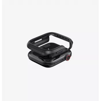 UNIQ Valencia Smartwatch Case for Apple Watch 44mm/45mm/49mm Midnight Black