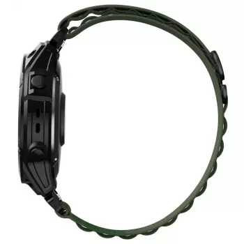 TECH-PROTECT NYLON PRO Watch Strap for Garmin Fenix 5 / 6 / 6 Pro / 7, 22mm QuickFit, Military Green