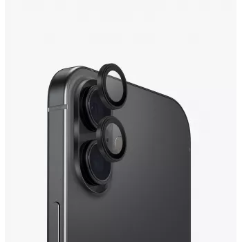 UNIQ Optix Aluminium Camera Lens Protector for iPhone 17 with Applicator - Silver