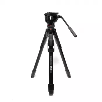 Manfrotto MKONEVA-500X Hybrid Photo-Movie Tripod with Fluid Head, 5-Section Aluminum Legs, Flip Locks, Rapid Column, Carrying Bag