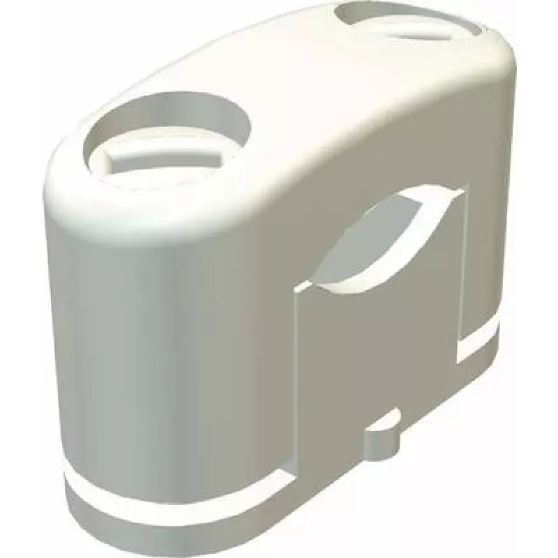 OBO BETTERMANN 3081 LGR SOM-Schelle Cable Clamp 15-25mm Polystyrene Light Grey RAL 7035