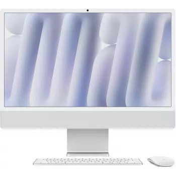 Apple iMac 24 inch M4 8-Core CPU/GPU 16GB RAM 1TB SSD Gigabit Ethernet Silver German Keyboard