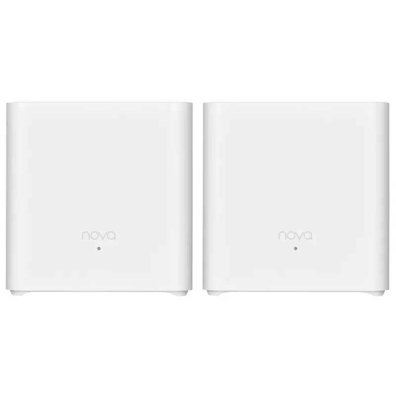 Tenda MX3 (2-Pack) AX1500 Whole Home Mesh Wi-Fi 6 System, Dual-Band, 2 Gigabit Ports per Unit, White