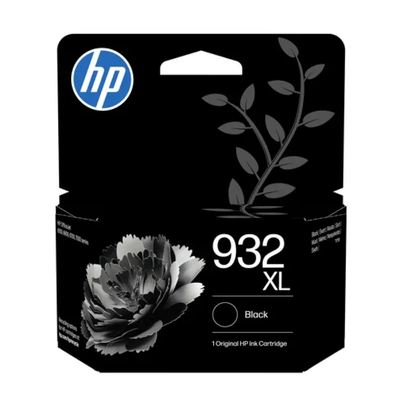 HP 932XL High Yield Black Original Ink Cartridge - 22.5 ml - Up to 1000 Pages