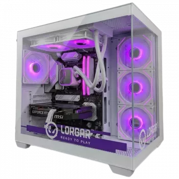 LORGAR ADVANCED A201 Gaming PC - AMD Ryzen 5 7500F, GeForce RTX 5060 Ti 16GB, 32GB DDR5, 1TB NVMe SSD, 750W PSU, White