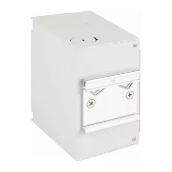 EFB DIN Rail Fiber Optic Distribution Box OM4 6x LC-Duplex Coupler without Pigtails