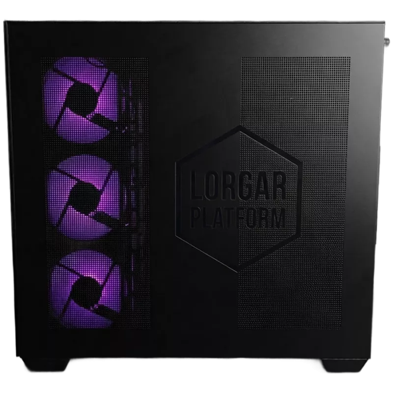 LORGAR ADVANCED A201 Gaming PC - AMD Ryzen 5 7500F, GeForce RTX 5060 Ti 16GB, 32GB DDR5 6400MHz, 1TB NVMe SSD, 750W PSU, 240mm AIO, Black